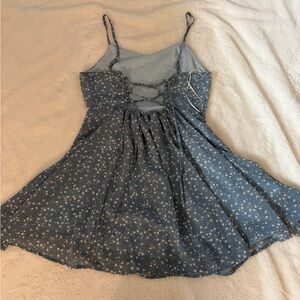 Love Tree Blue Floral Dress